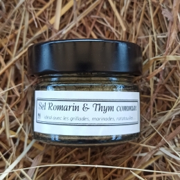 Sel romarin, thym commun
