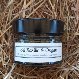Sel basilic, origan